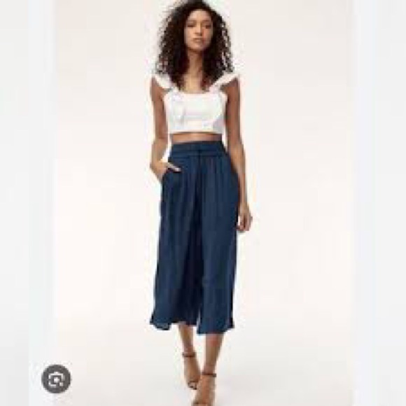 Wilfred La boheme pants! Size S navy blue, in good condition - Picture 1 of 3